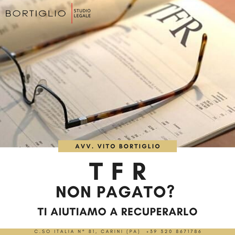 TFR NON PAGATO?
